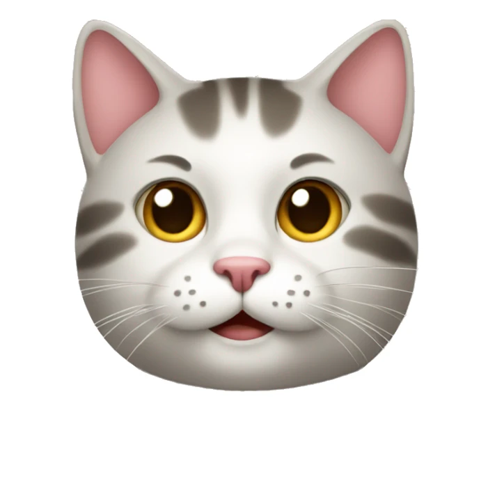 card with cat sticker