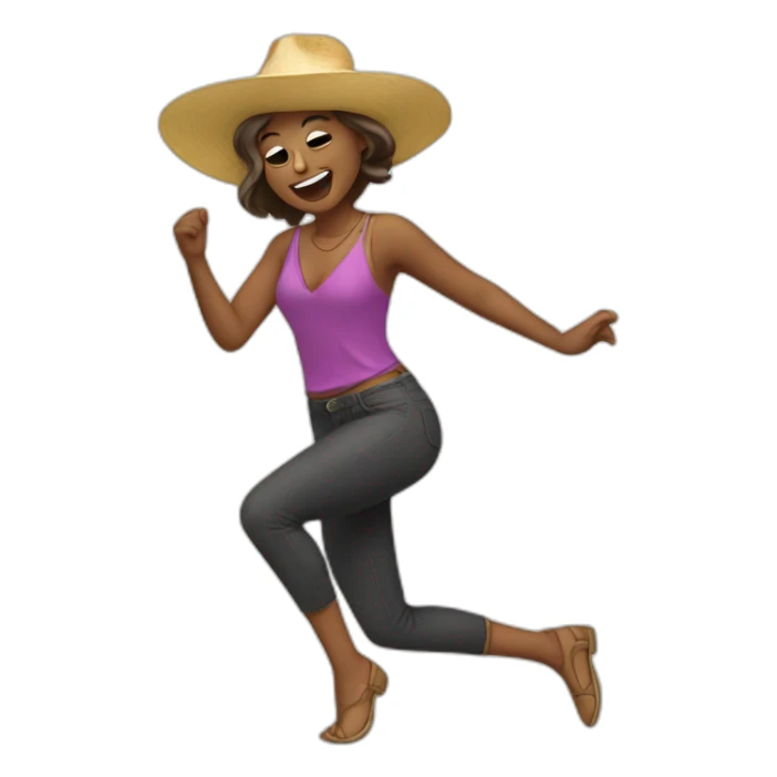 Caca bailando sticker