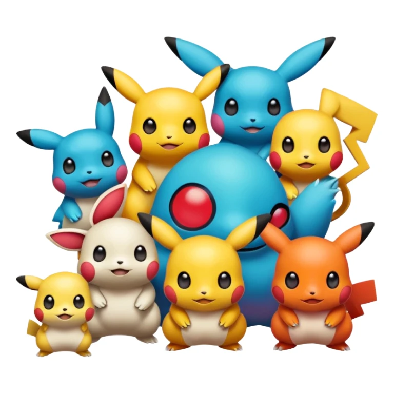 pokemnans being nice to each other sticker