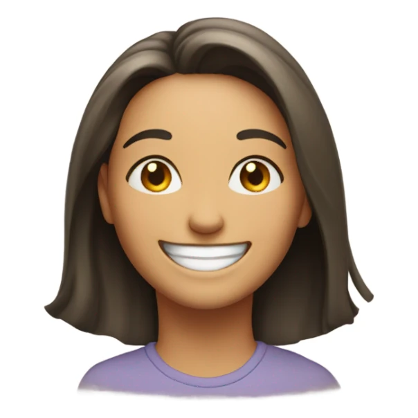 Woman happy sticker
