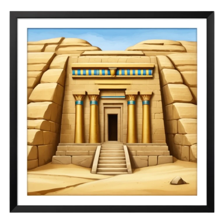 Valle de los Reyes tumba de tutankamon sticker