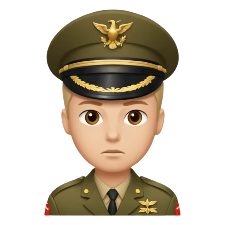 Quiero un 👮🏻‍♂️ 🪖pero uniformado de soldado sticker