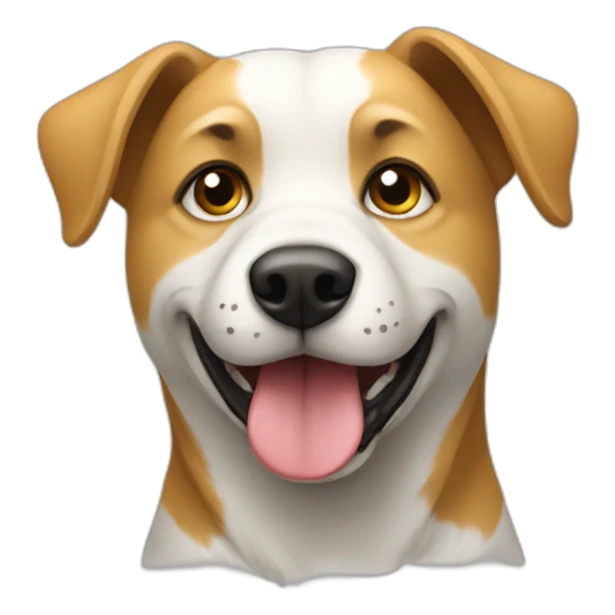 dog with Ukrainian symbol sticker