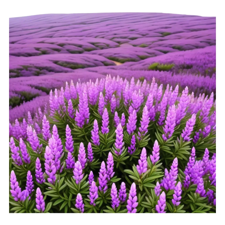 Field of Heather Flower sticker