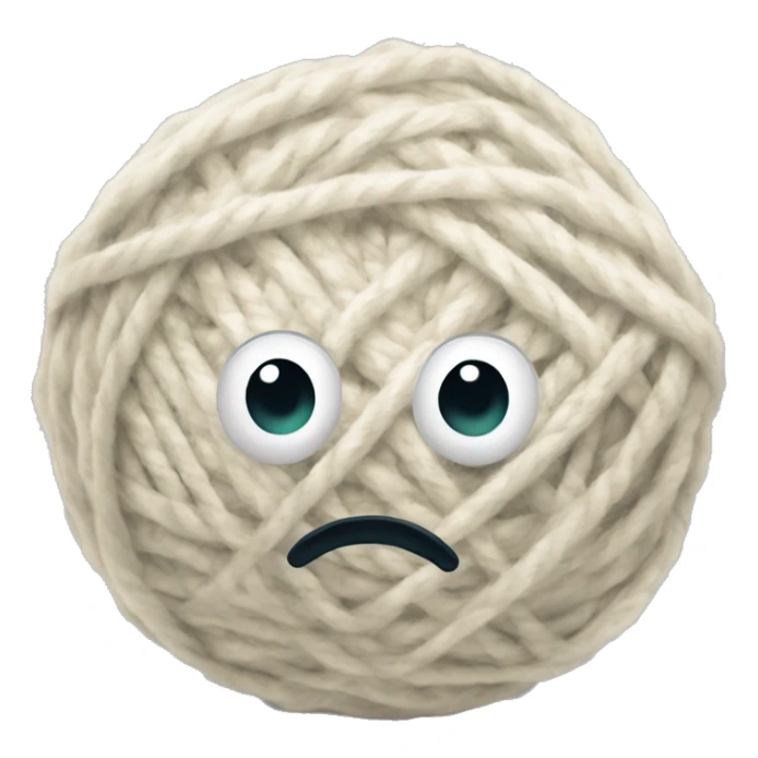 ball of yarn sticker