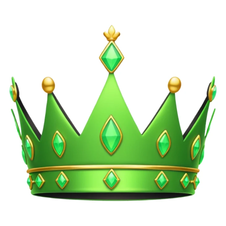 neon green tiara bright sticker