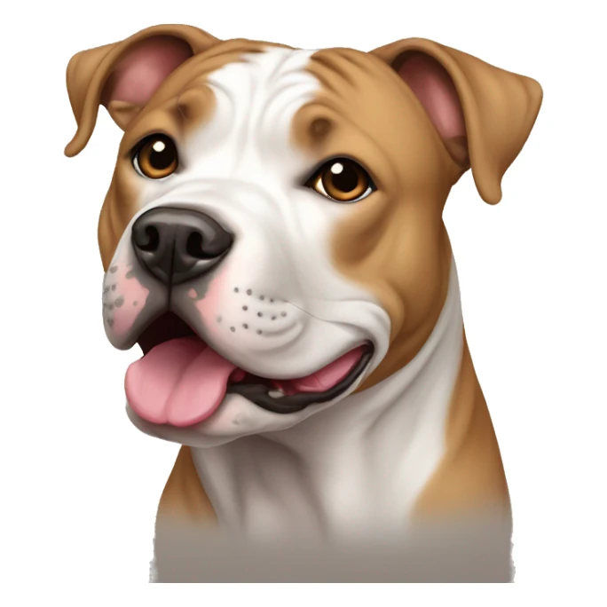 Drooling American Staffordshire Terrier sticker