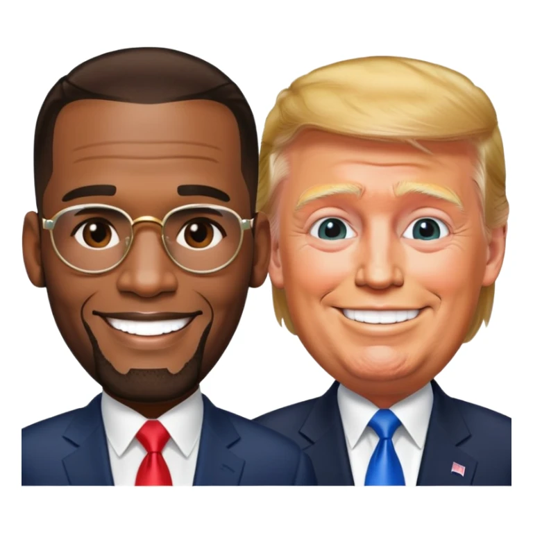 Rkelly and trump  sticker