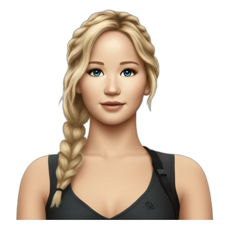 Jennifer Lawrence Hunger Games sticker