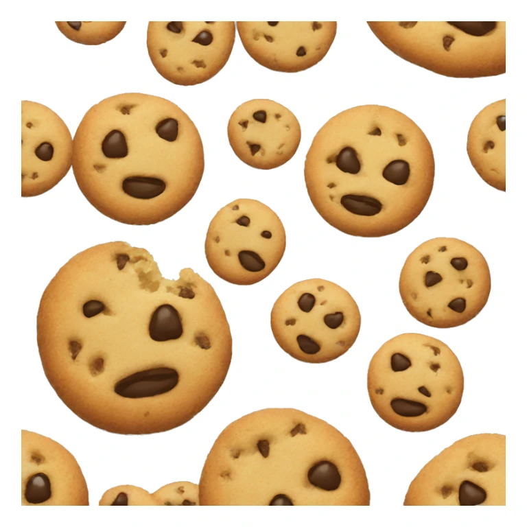 Cookies in a clear vase sticker