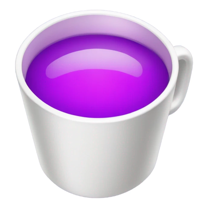 double white cup with purple drink sticker