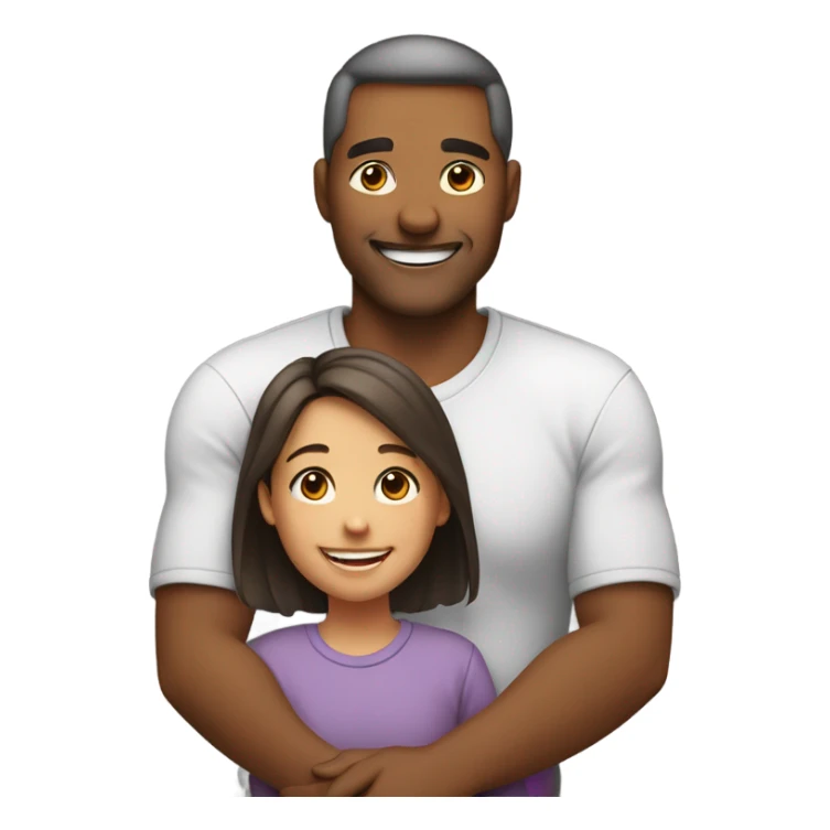 Love from father to daughter sticker