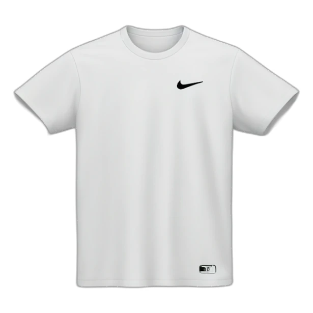 white nike by you T-shirt sticker