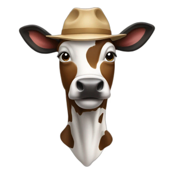 vache en sous vetement sticker