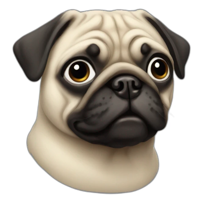Pug sticker
