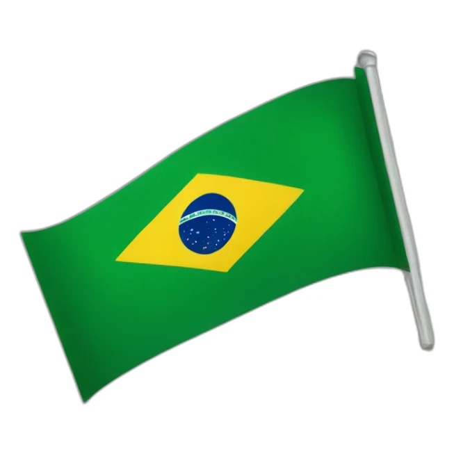 Flag of brazil sticker