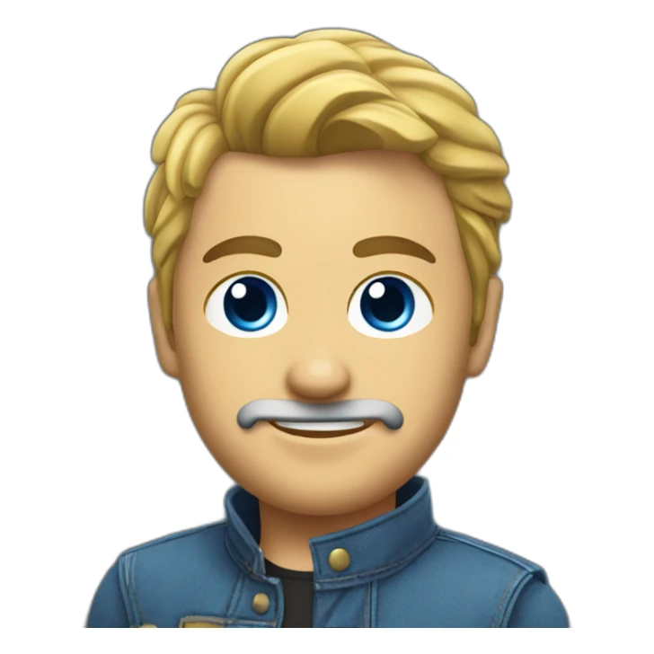 Jean Paul 2 avec un sabre laser sticker