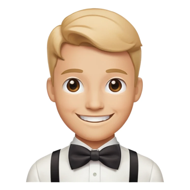 Chat avec un nœud papillon  sticker