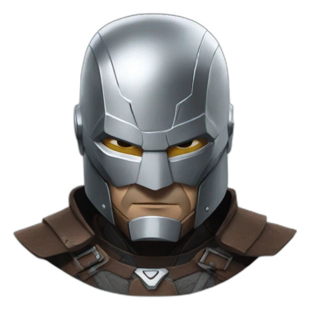 Witcher in iron man mask sticker
