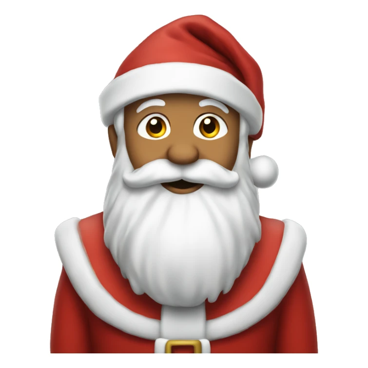 Santa Claus in full growth sticker