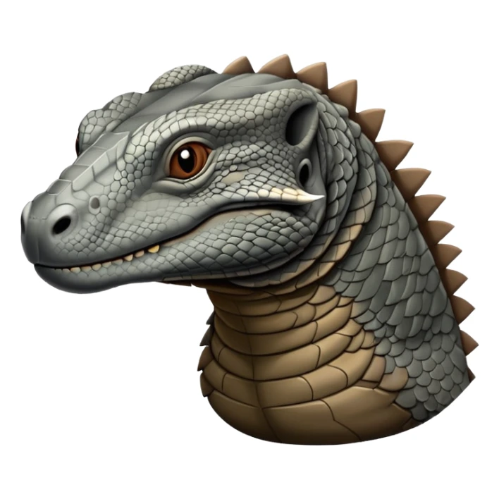 Komodo dragon How is It grey and brown sticker