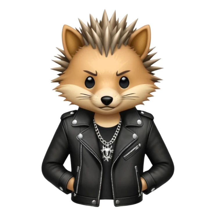 punk musician animal sticker