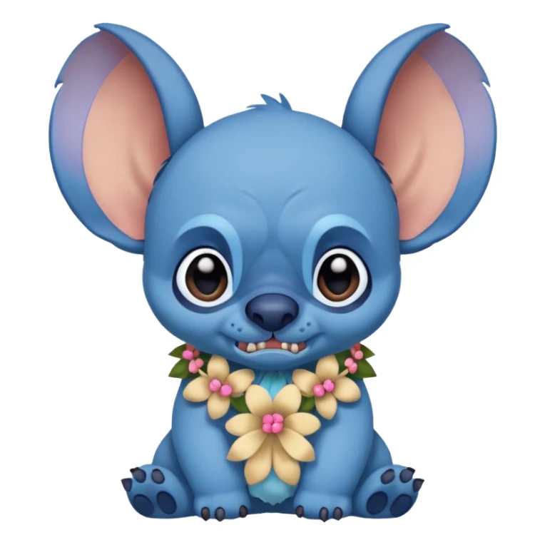 stitch from lilo and stich cranky sticker