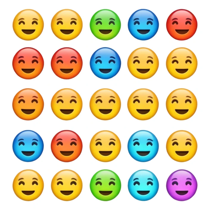 Create emoji of electronic commerce sticker