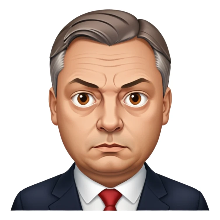 cool depiction of Viktor Orbán sticker