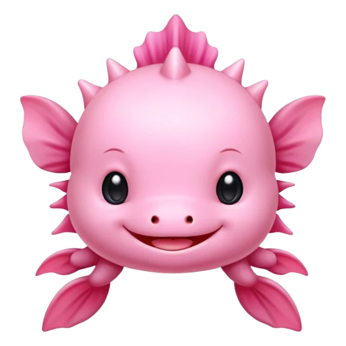 pink cute axolotl sanrio sticker