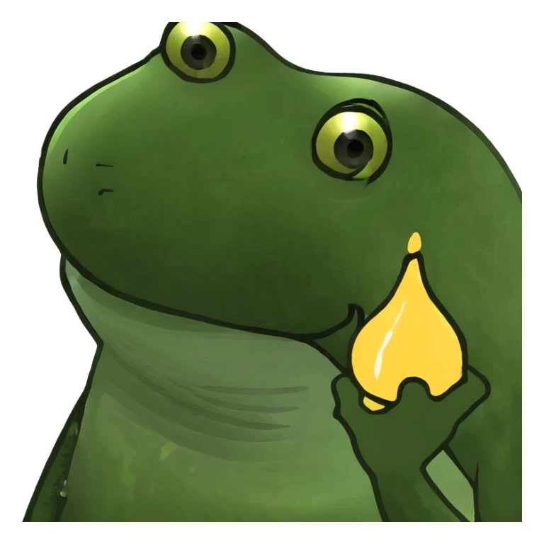 Gold blood droplet sticker