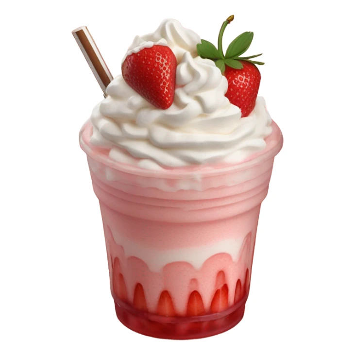 Strawberry frappe sticker