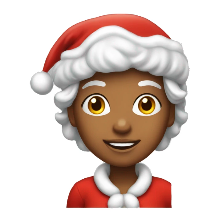 Mrs claus is running sticker