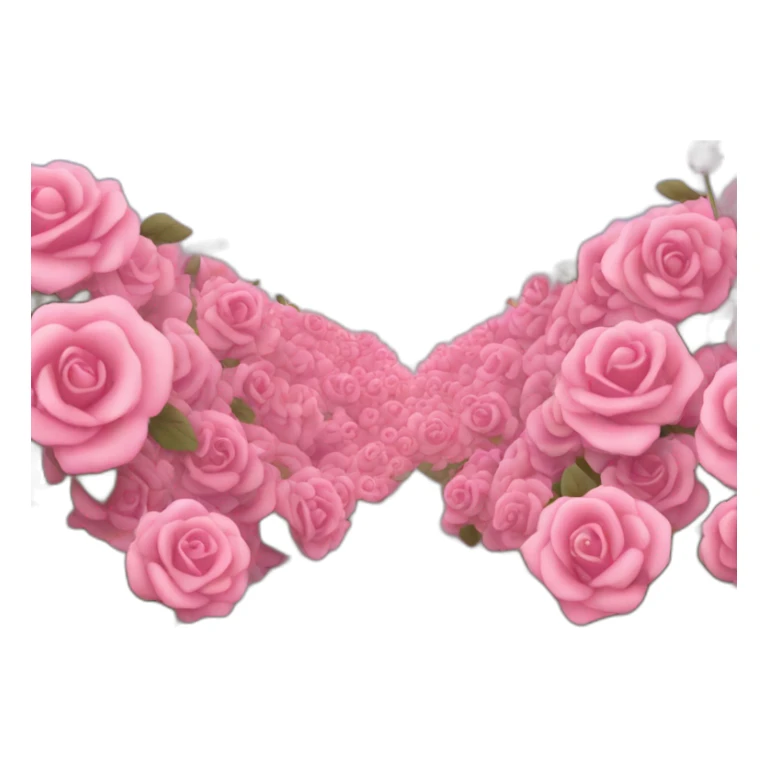 Des pétales de rose sur une route sticker