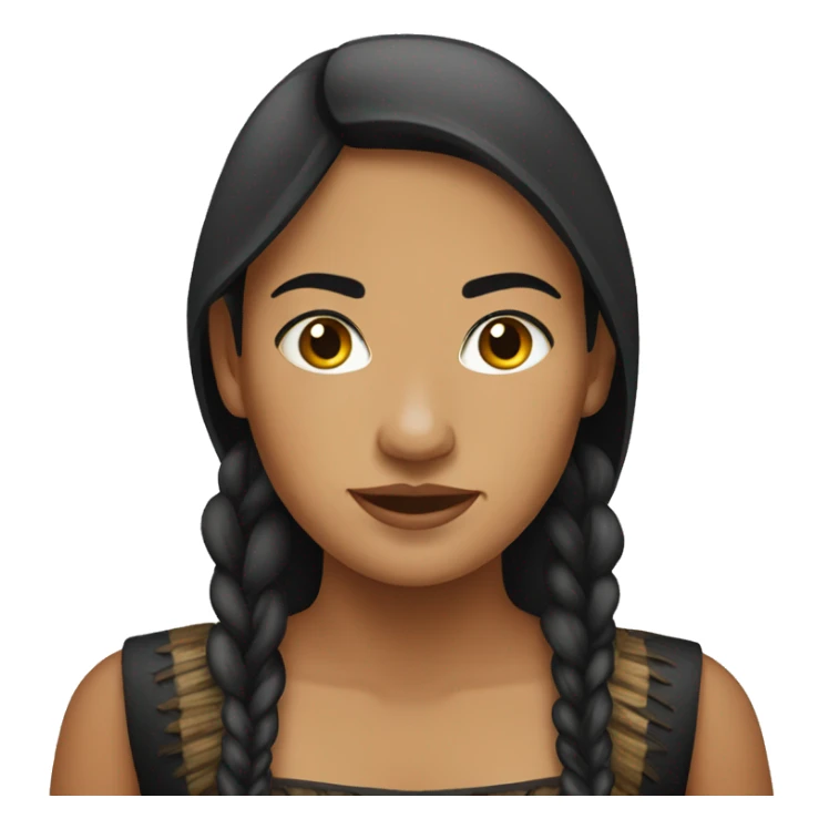 māori woman sticker