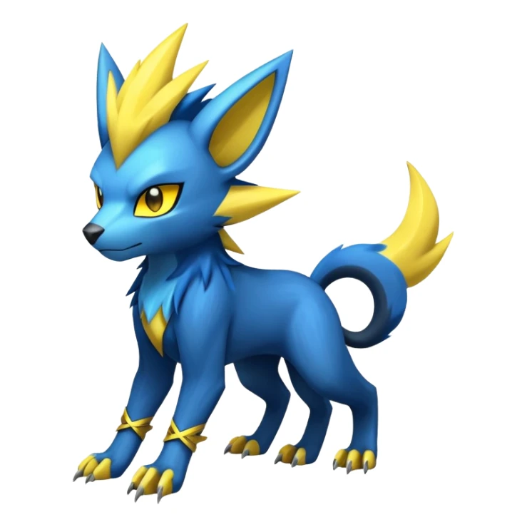 Manectric-Luxray-Fakémon-hybrid-creature (full body)  sticker