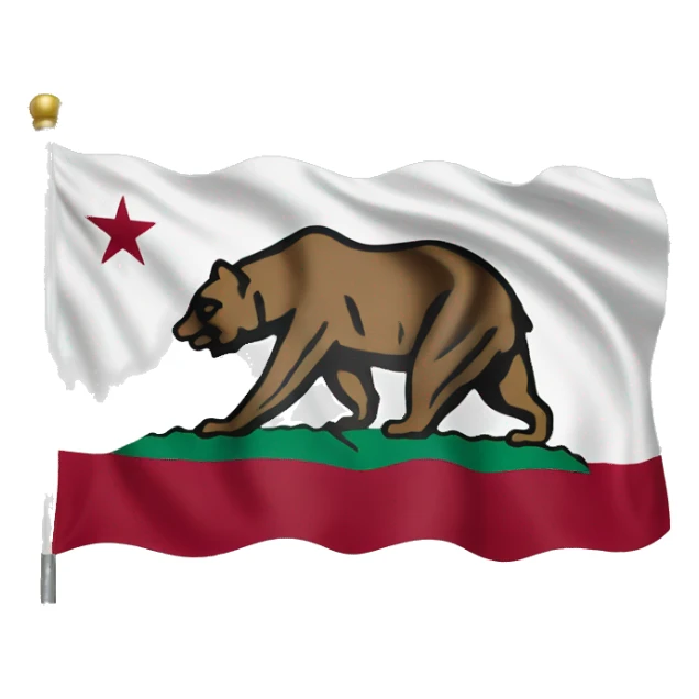California flag sticker