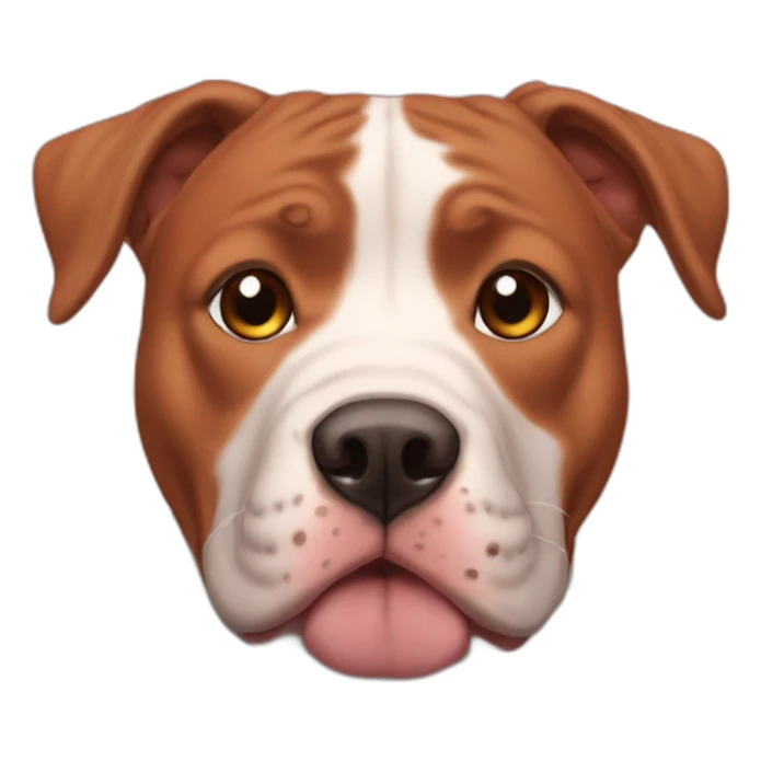 Clifford big red pit bull sticker