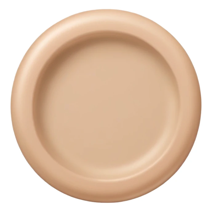une pastille de couleur beige nude  sticker
