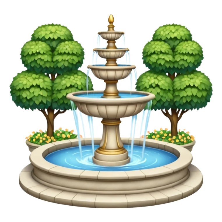 park Fountain sticker