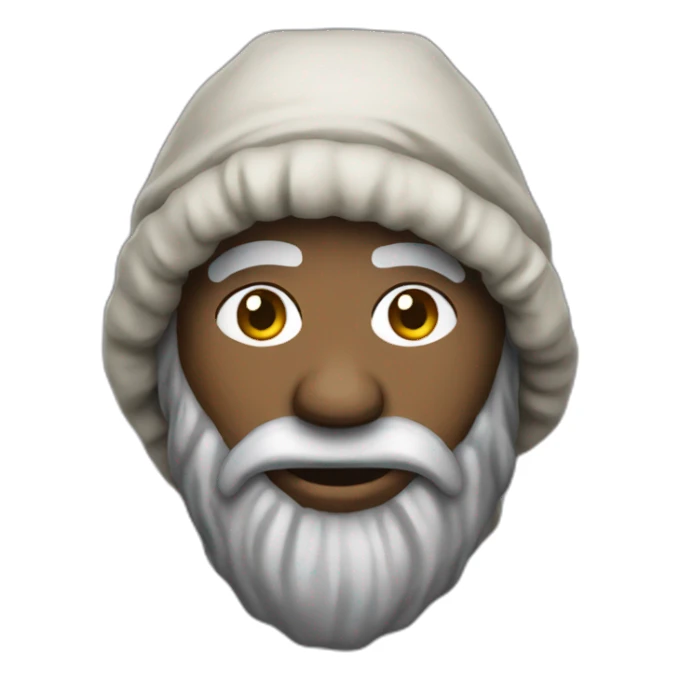 homeless man wearing rags sticker