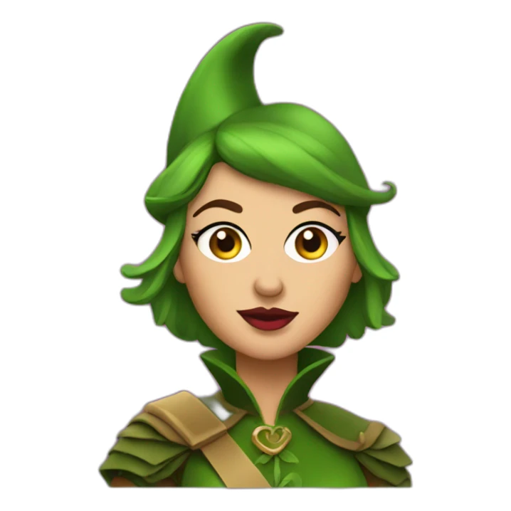 Robin Hood wearing as drag queen sticker