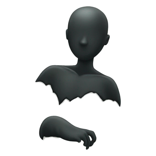  black heart wrapped in ivy sticker