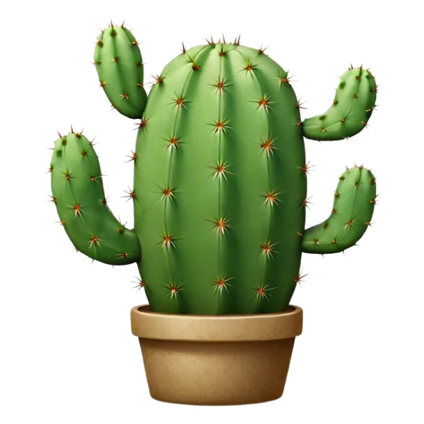 un cactus en forma de elefante 
 sticker
