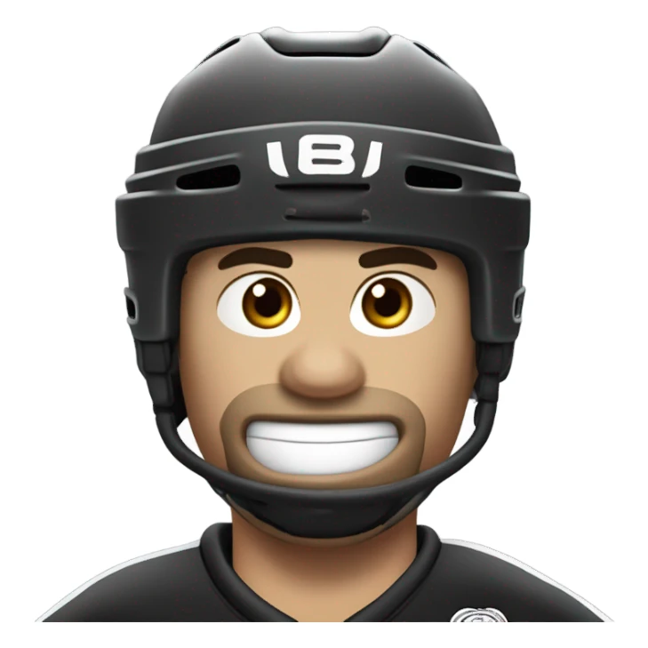 poop hockey player sticker