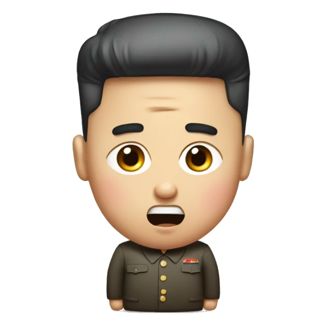 Kim Jong Un Shrugging sticker