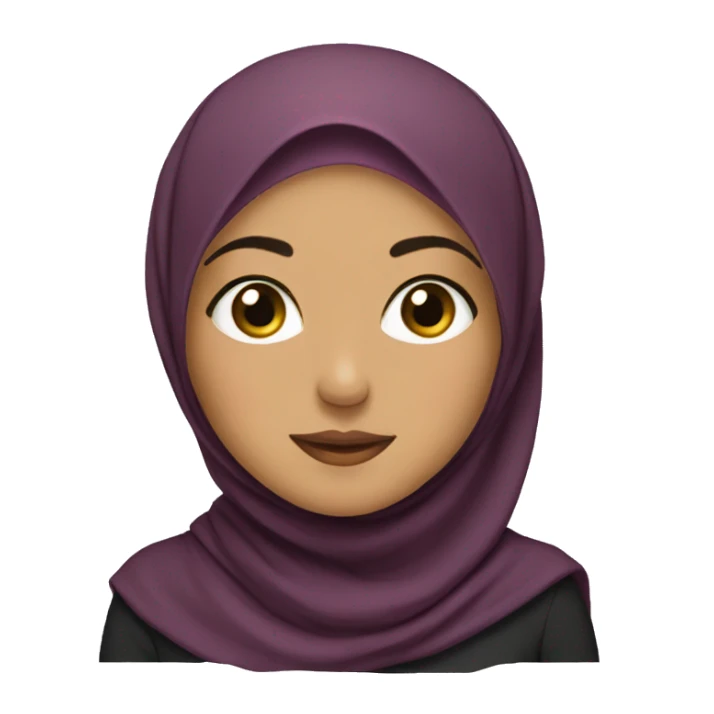 Hijabi girl sticker