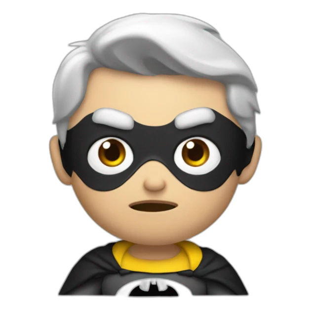 batman shrugging shoulders in confusion sticker