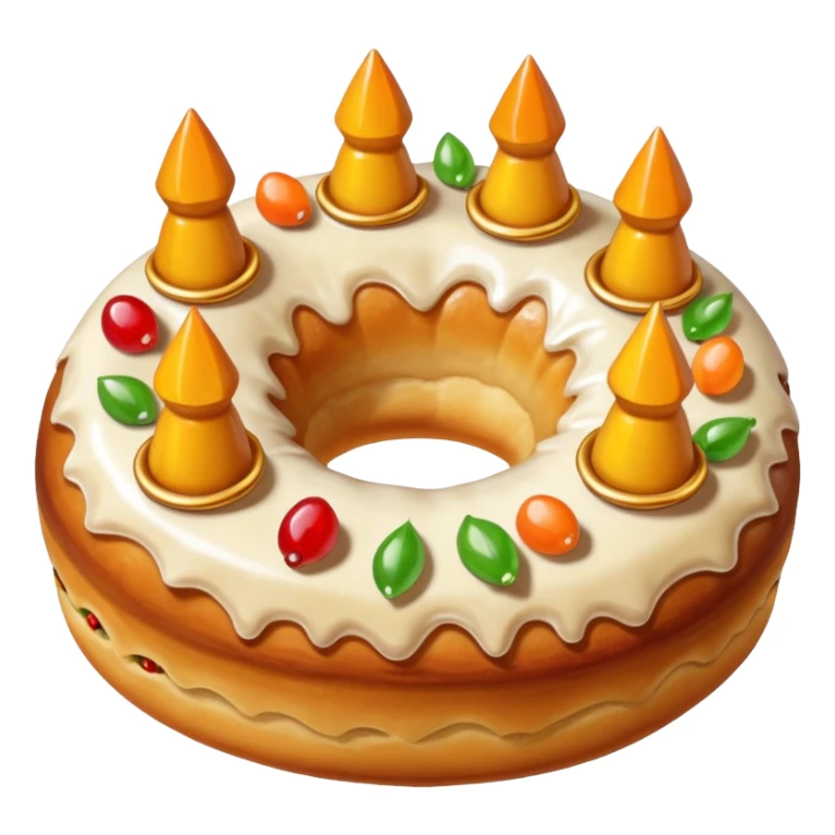 roscon de reyes DE ESPAÑA pero sin velas, sticker