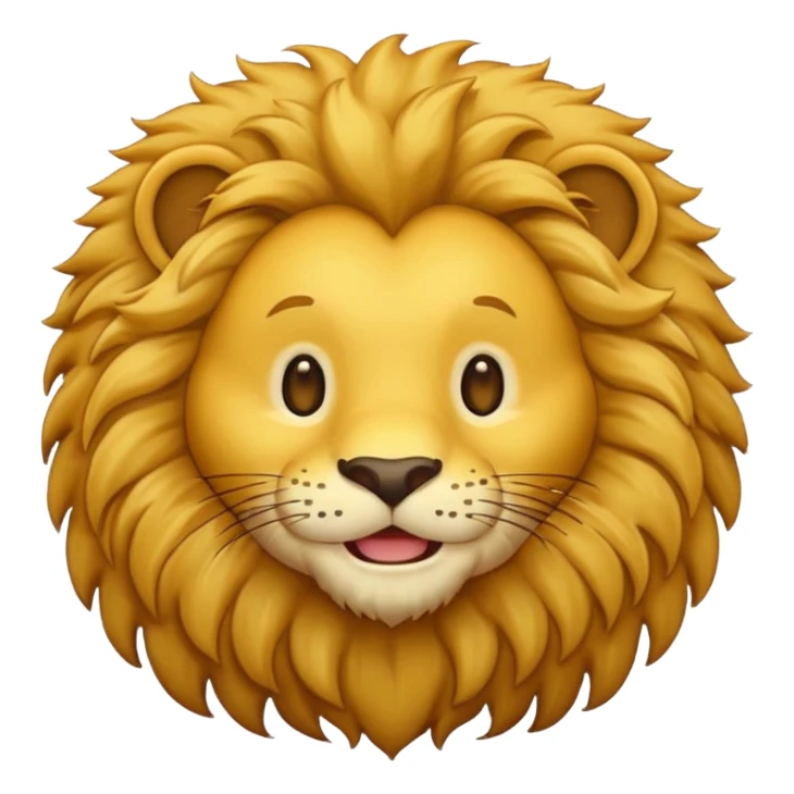 Lion animation emoji sticker